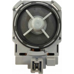 Мотор сливной помпы стиральной машины M221, крепление - три зацепа спар. спереди 49023062, C00266228 482000072471 (15123 КВ)