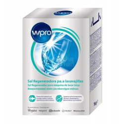 Регенеруюча сіль для посудомийних машин 1 кг WHIRLPOOL WPRO C00384865, 484000008678, 484000008588