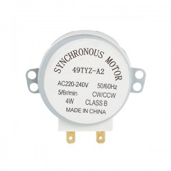 Моторедуктор для поворотного механизма тарелки микроволновой печи 49TYZ-A2