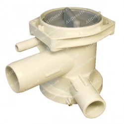 Корпус насоса с фильтром Bosch, Siemens (15163) Оригинальный код 00095268 144487 00140569 00142154 00141647 00141326 00144098 00142083 00144344  00095268 00140569 00144098 00142083 00142154 00144344 00141647 00141326